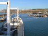 Algrie - Mostaganem: le port vu du pont d'un bateau - photographie par Captain Peter