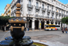 Oran - Algrie: fontaine - Place Abdelmalek Ramdane - ex-Place des Victoires - rue Larbi Ben Mhidi, l'artre prfre des Oranais, ils continue a l'appeler rue d'Arzew - photo par M.Torres