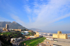 Oran - Algrie: le port - vue Ouest, en direction de la forteresse Santa Cruz - photo par M.Torres