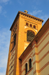 Oran, Algeria / Algrie: Cathedral of the Sacred Heart of Jesus Christ - bell tower - photo by M.Torres |  Cathdrale du Sacr Coeur de Jesus - clocher