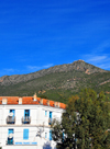 Algeria / Algrie - Bejaia / Bougie / Bgayet - Kabylie: Frantz Fanon hospital, Yemma Gouraya mountain and its fort | Hpital Frantz Fanon, la montagne Gouraya et son fort - photo by M.Torres