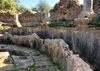 Tipaza, Algeria / Algrie: Nymphaeum  monumental public fountain and Temple of the Nymphs built on the decumanus - Tipasa Roman ruins, Unesco World Heritage site | nymphe - fontaine publique monumentale - ruines romaines de Tipasa, Patrimoine mondial de l'UNESCO - photo by M.Torres