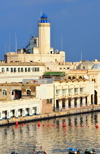 Alger - Algrie: Darse de l'Amiraut - phare de l'Amiraut / du Peon - bordj El-Fanar, la 'tour du phare' - photo par M.Torres