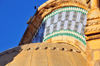 Algiers / Alger - Algeria: Notre Dame d'Afrique basilica - the main ornament of the building exterior is a frieze in blue and white ceramic | Basilique Notre-Dame d'Afrique - une frise en cramique bleu et blanc constitue le principal ornement de l'difice - photo by M.Torres