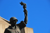 Algiers / Alger - Algeria: Monument of the Martyrs of the Algerian War - a soldier carries the flame of freedom | Monument des martyrs de la guerre d'Algrie - un soldat porte la flamme de la libert - photo by M.Torres