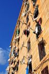 Alger - Algrie: immeubles d'un quartier populaire - Diar El Mahcoul, El Madania - photo par M.Torres