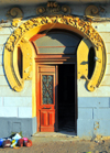 Algiers / Alger - Algeria: art deco entrance - Boulevard Abderrahmane Taleb - Bab El Oued | entre de btiment de style Art dco - Bd Abderrahmane Taleb - Bab-el-Oued - photo by M.Torres