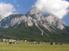 Austria - Ehrwald, Tirol: view of the Austrian side of the Zugspitze, the highest mountain in Germany - German-Austrian border - Bavarian Alps - Wetterstein range in the northern Kalkalpen - photo by J.Kaman