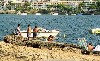 Majorca / Mallorca / Maiorca:  Santa Pona bay - throwing the line (photographer: David S. Jackson)