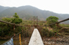 Bhutan - suspension bridge, on the way to Khansum Yuelley Namgyal Chorten - photo by A.Ferrari