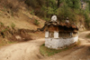 Bhutan - Mani wall in the Tang valley, drive left of it! - photo by A.Ferrari