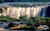 Brazil / Brasil - Foz do Iguau (Parana): Brazilian part of Iguau falls - Unesco world heritage site / Cataratas do Iguau - Parque Nacional do Iguau - photo by L.Moraes