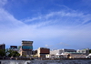 Bandar Seri Begawan, Brunei Darussalam: skyline from the Brunei river - buildings on the waterfront, McArthur street - photo by M.Torres