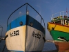 Nesebar: prows - boats (photo by J.Kaman)