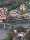 Veliko Tarnovo: St Demetrius church as seen from the Tsarevets fortress (photo by J.Kaman)