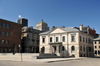 Montreal, Quebec, Canada: Old Customs House - Ancienne-Douane, part of the Montreal Museum of Archaeology, Pointe--Callire complex - architect John Ostell - Place Royale from Rue de La Commune Ouest - Vieux-Montral - photo by M.Torres