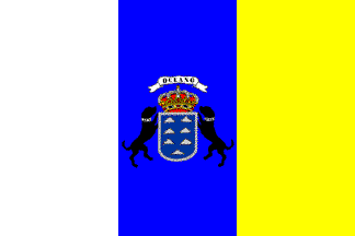 Canary islands / Canaries / islas Canarias / Ilhas Canarias / Kanarische Inseln / Kanariju salas / Kanary ostrov / Kanarie  / Kanarie eilanden / Kanarialintu katu / Kanari sziget / Kanari yer / Kanarek wyspy / insule Canarias / Kanarski otoci / Kanarie  / Kanaryo pulo / Kanarya Adalar - flag