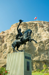 Arica, Chile: Bernardo O'Higgins statue - independence leader, 2nd Supreme Director of Chile | estatua de Bernardo O'Higgins - militar chileno - primer Jefe de Estado de Chile independiente - 2 Director Supremo de Chile - photo by D.Smith