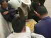 Kunming, Yunnan Province, China: men playing Draughts, seen from above - photo by M.Samper