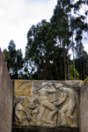 Zipaquir, department of Cundinamarca, Colombia: main entrance to the Salt Cathedral of Zipaquir - an underground church built in a former salt mine - Catedral de Sal de Zipaquir - photo by E.Estrada