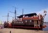 Colombia - Cartagena: local tourist cruise boat - kitsch galleon - caribbean tours - photo by D.Forman