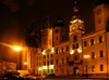 Czech Republic - Hradec Kralove: Town hall - Velk nmest - nocturnal - photo by J.Kaman