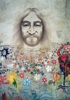 Czech Republic - Prague / Praha (Bohemia) / PRG: John Lennon on a wall - photo by J.Kaman