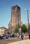 Harrowgate, North Yorkshire, England: church tower - photo by M.Torres