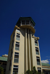 Lalibela, Amhara region, Ethiopia: control tower at Lalilbela Airport - IATA: LLI, ICAO: HALL - photo by M.Torres