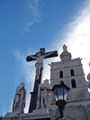 France - PACA - Vaucluse department - Avignon - Christ on the Cross - Palais des Papes - photo by D.Hicks