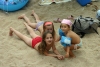 Cannes: children playing on the beach (photo by C.Blam)