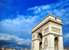 Paris, France: Arc de Triomphe - Place Charles de Gaulle - commissioned in 1806 after the victory at Austerlitz by Napoleon, honours the soldiers of the French Revolutionary and the Napoleonic Wars - architects Jean Chalgrin, Louis-tienne Hricart de Thury - photo by M.Torres