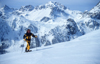 La Grave, Brianon, Hautes-Alpes, PACA, France: snowshoeing in the snowy mountains - Serre Chevalier, Massif des crins range - photo by S.Egeberg