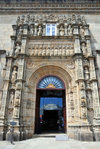 Santiago de Compostela, Galicia / Galiza, Spain: Hostal dos Reis Catlicos - once a shelter, now a luxury hotel - Parador - Praza do Obradoiro - photo by M.Torres