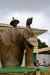 Banjul, The Gambia: Kumba statue on Liberation avenue - photo by M.Torres