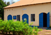 Albreda, Gambia: faade of the Museum of Slavery, housed in a British colonial period warehouse, formerly owned by the Maurel Frres of the Lebanese Diaspora -  UNESCO World Heritage Site - photo by M.Torres