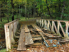 Borjomi, Samtskhe-Javakheti region, Georgia: old truss bridge - photo by N.Mahmudova