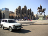 Georgia - Tbilisi / Tblissi / TBS: Lada Niva on Celebrations Square - photo by A.Kilroy