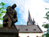 Bad Kreuznach - Rhineland-Palatinate / Rheinland-Pfalz, Germany / Deutschland: monument on Eiermarkt - photo by Efi Keren