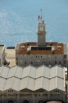 Gibraltar: warehouses and the Gibraltar Defence Police Headquarters, former Royal Navy HQ, HMS Rooke - Main Wharf - photo by M.Torres