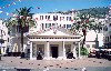 Gibraltar: square -  the Convent's guard house - photo by Miguel Torres