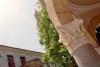 Greek islands - Kos - Kos town: Ottoman mosque - recycled Greek column - arch - Corinthian order capital - photo by M.Bergsma