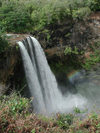 Hawaii - Kauai island: Wailua Falls - rainbow (photo by Peter Soter)