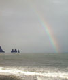 Iceland Ocean Rainbow , Vik (photo by B.Cain)