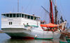 Sunda Kelapa, South Jakarta, Indonesia - indonesian pinisiq / phinisi / pinisi boat - the Bonejasahikma in the old port of Sunda Kelapa - photo by B.Henry