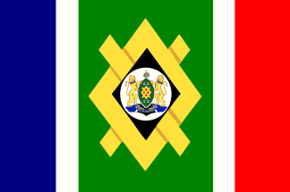 Johannesbug flag with coat of arms