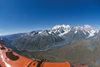 Kazakhstan - Belukha Mountain / Muztau - East Kazakhstan oblys: Katun Range - highest peak of the Altay Mountains - part of the World Heritage Site entitled Golden Mountains of Altai - Kazakhstan-Russia border - from the air - Russia from the Kazakh side of the border - glacier - photo by Vladimir Sidoropolev