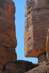 Kazakhstan, Charyn Canyon: Valley of the Castles - a bit of sky - photo by M.Torres