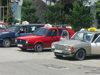 Serbia - Kosovo - Pec / Peja: taxi stand - photo by J.Kaman