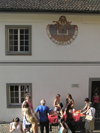 Liechtenstein - Vaduz: house with a sun dial - photo by J.Kaman